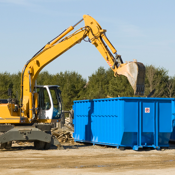 what size residential dumpster rentals are available in Gravette Arkansas